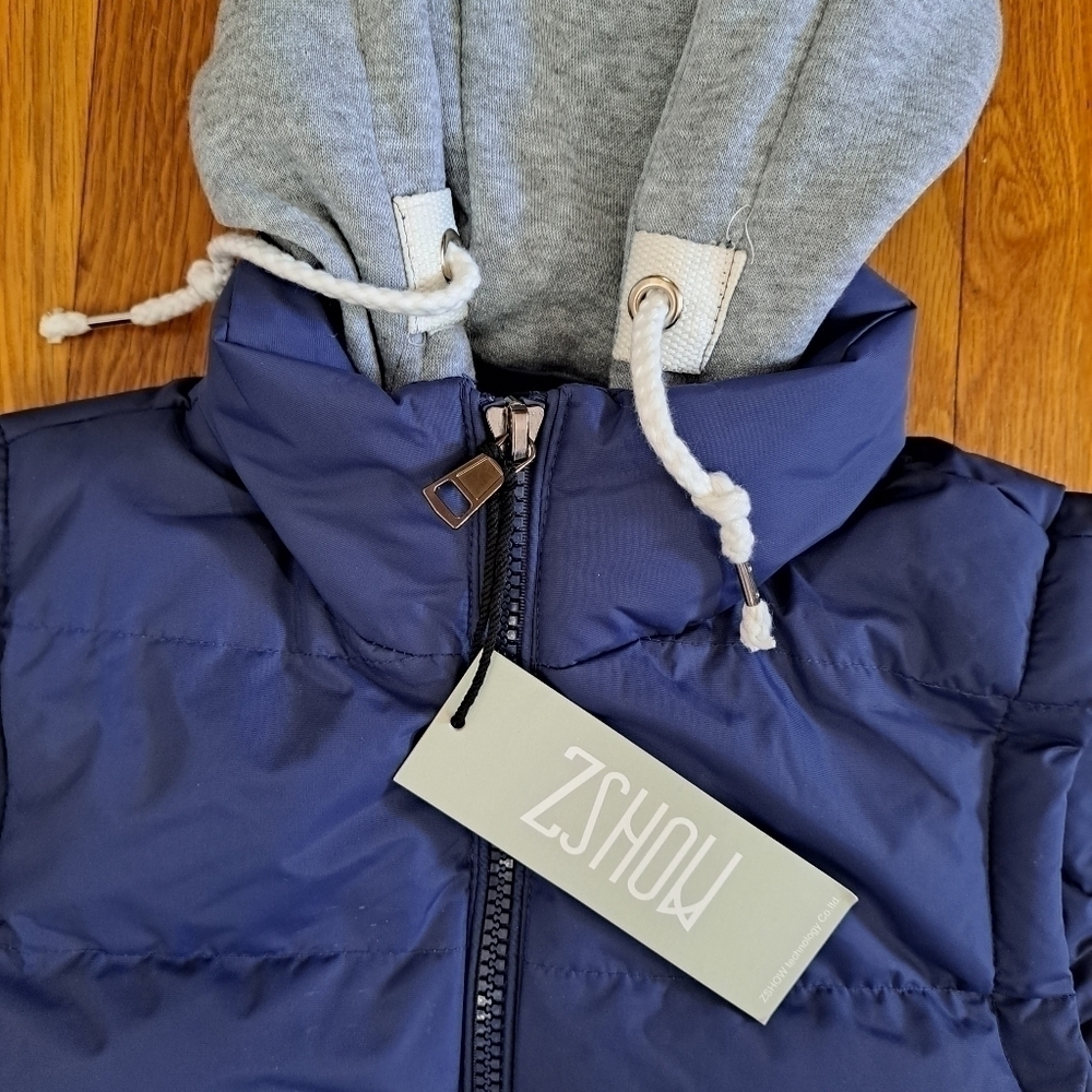 ZSHOW Women's Size 12 Winter Padded Vest Hooded Outerwear Jacket NEW Winter - Picture 2 of 10